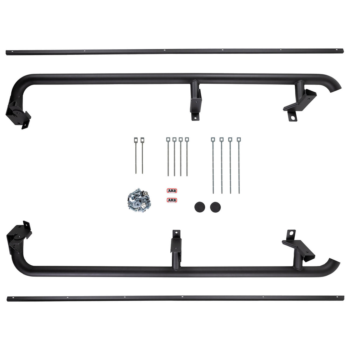 ARB Deluxe Rock Sliders (2007-2018 Wrangler, Wrangler JK) - 4450230