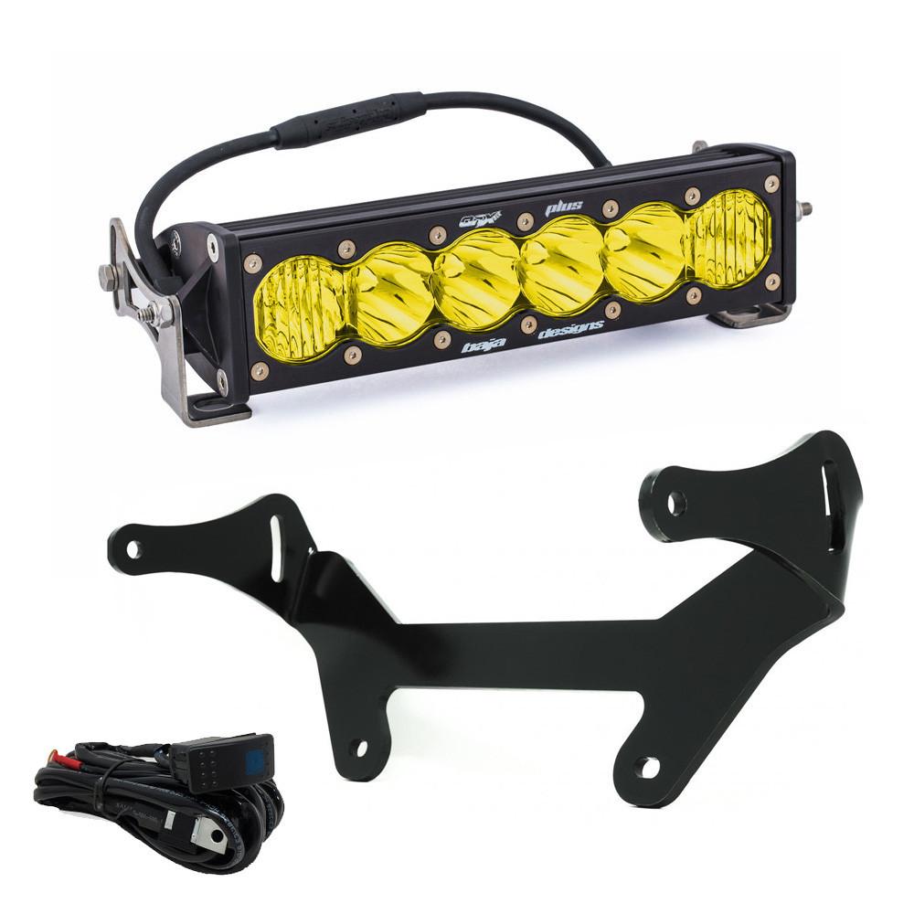 Baja Designs Can-Am Maverick X3 Amber 10 Inch OnX6+ Shock Mount Kit Baja Designs - 447120