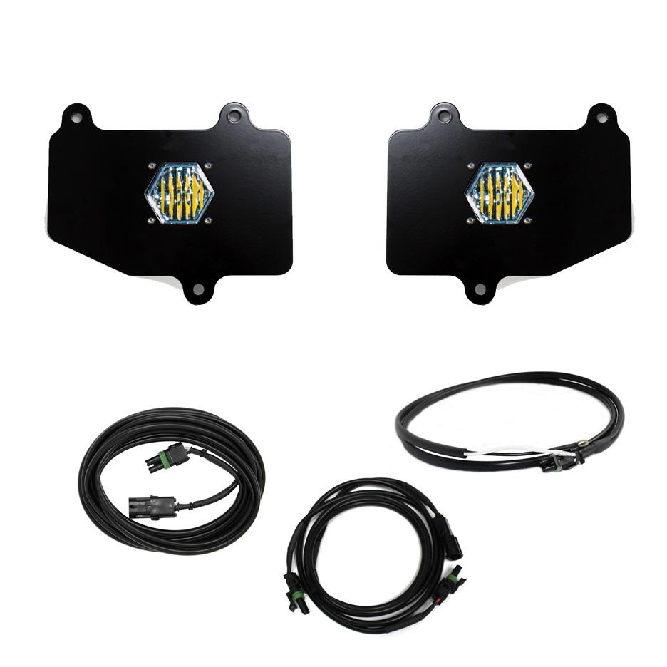 Baja Designs Jeep JT LED Light Dual S1 Reverse Kit w/Upfitter For 18-Pres Wrangler JT Baja Designs - 447652up
