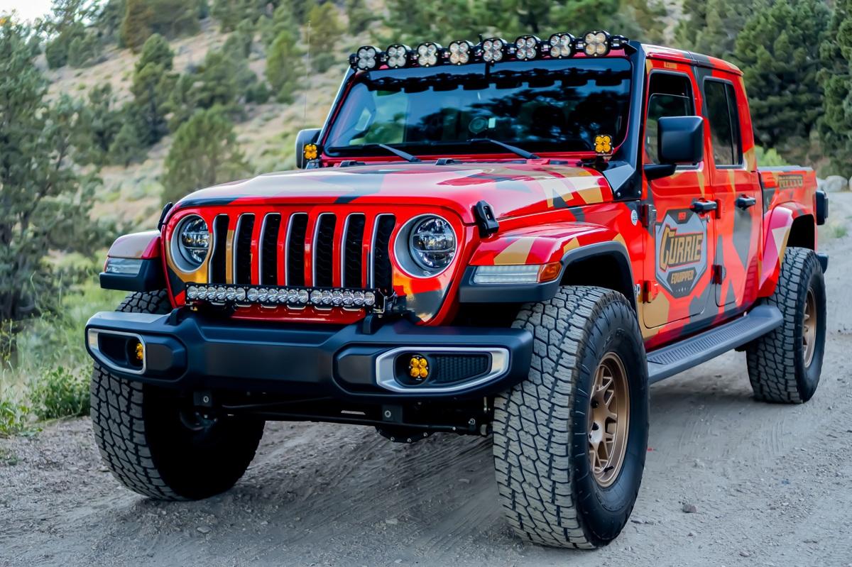 Baja Designs Jeep JL/JT Roof Bar LED Light Kit 8 XL Linkable w/Upfitter Baja Designs - 447664up
