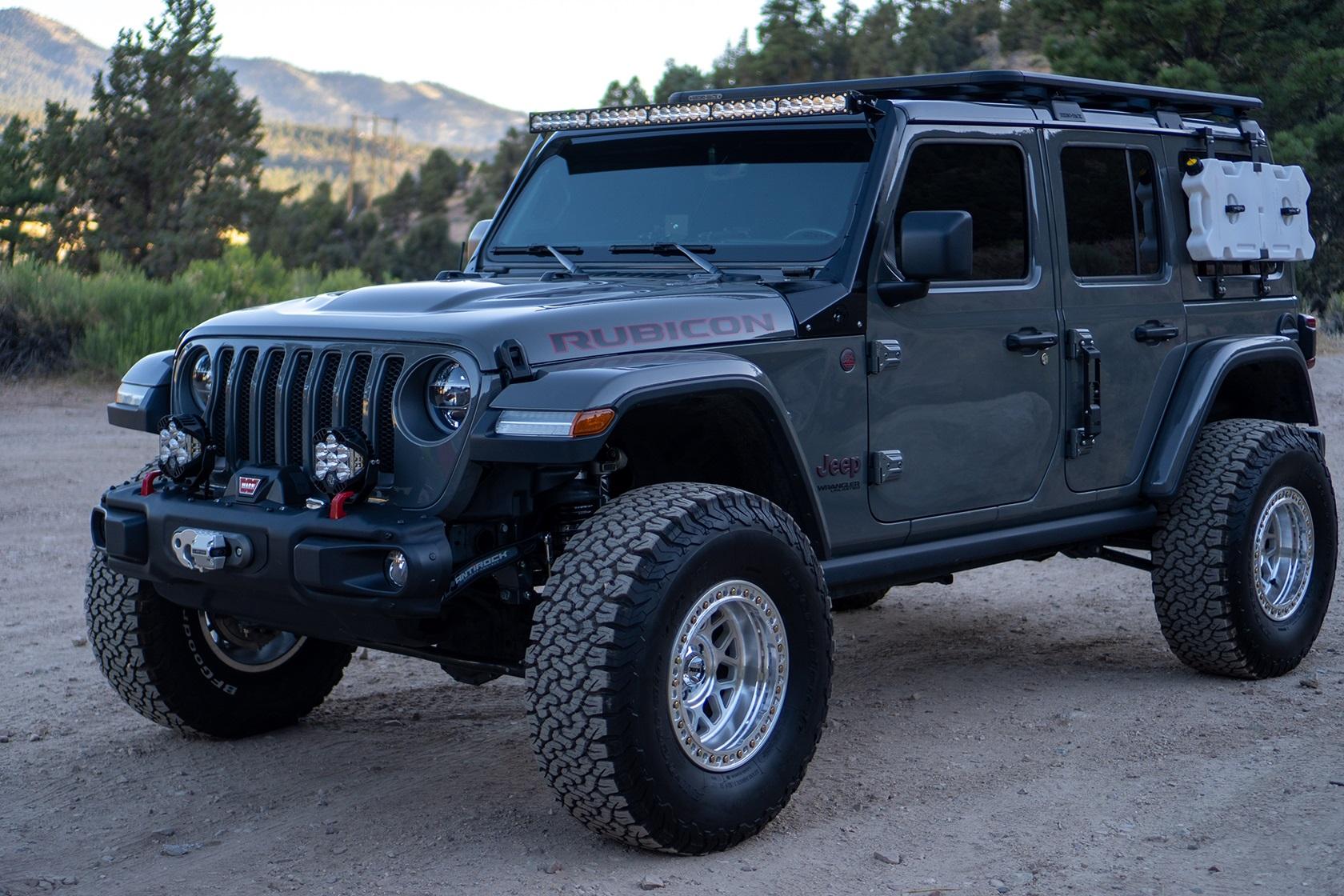 Baja Designs Jeep JL/JT Rubicon Steel Bumper LED Light Kit LP4 w/Upfitter Baja Designs - 447672up