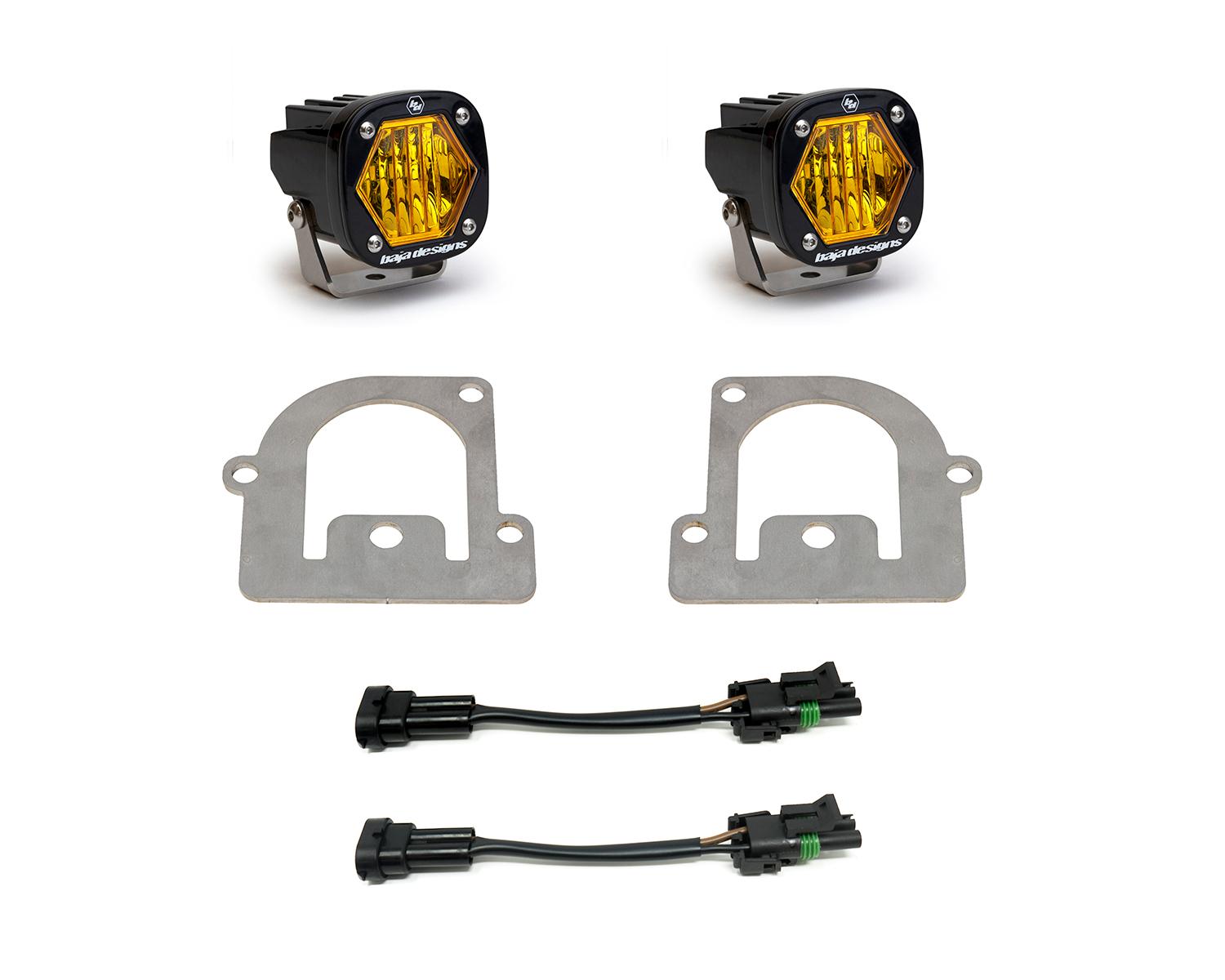 Baja Designs Ford Bronco Sport S1 Fog Light Kit Amber W/C Baja Designs - 447683