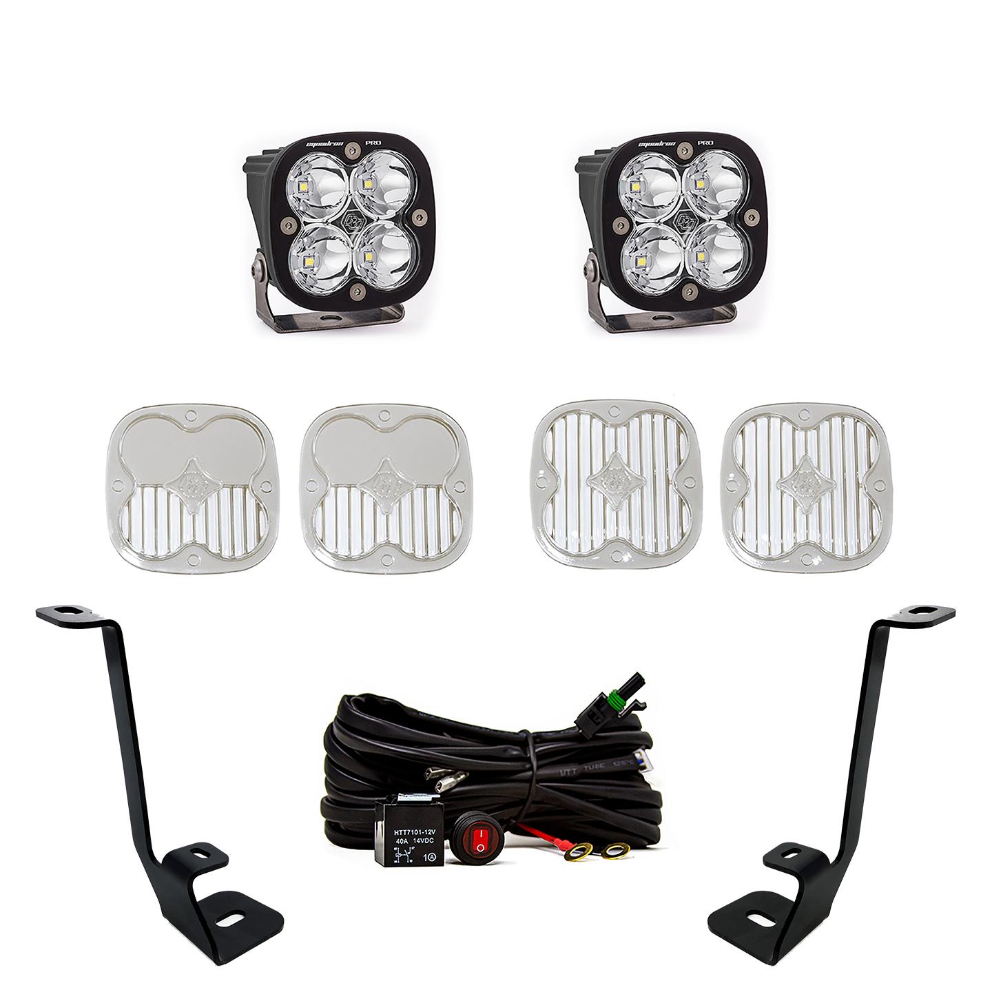 Baja Designs F-150 A Pillar Kit Squadron Pro Spot 21-On F-150 Baja Designs - 447696