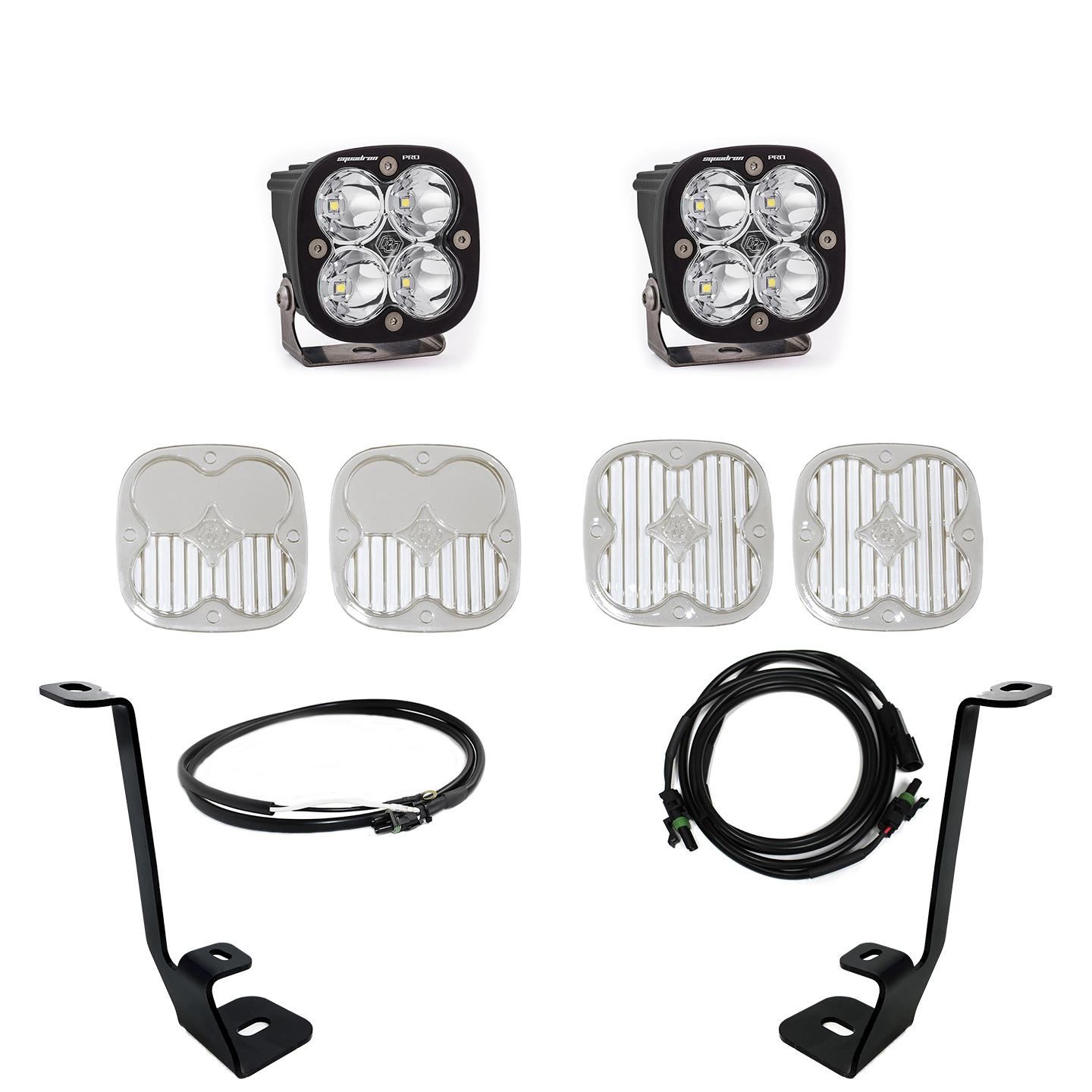 Baja Designs F-150 A Pillar Kit Squadron Pro Spot 21-On F-150 W/ Upfitter Baja Designs - 447696UP