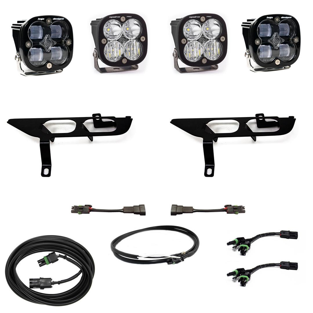 Baja Designs F-150 Fog Pocket Kit SAE Clear/Sport DC 21-On Ford F-150 W/ Upfitter Baja Designs - 447697UP