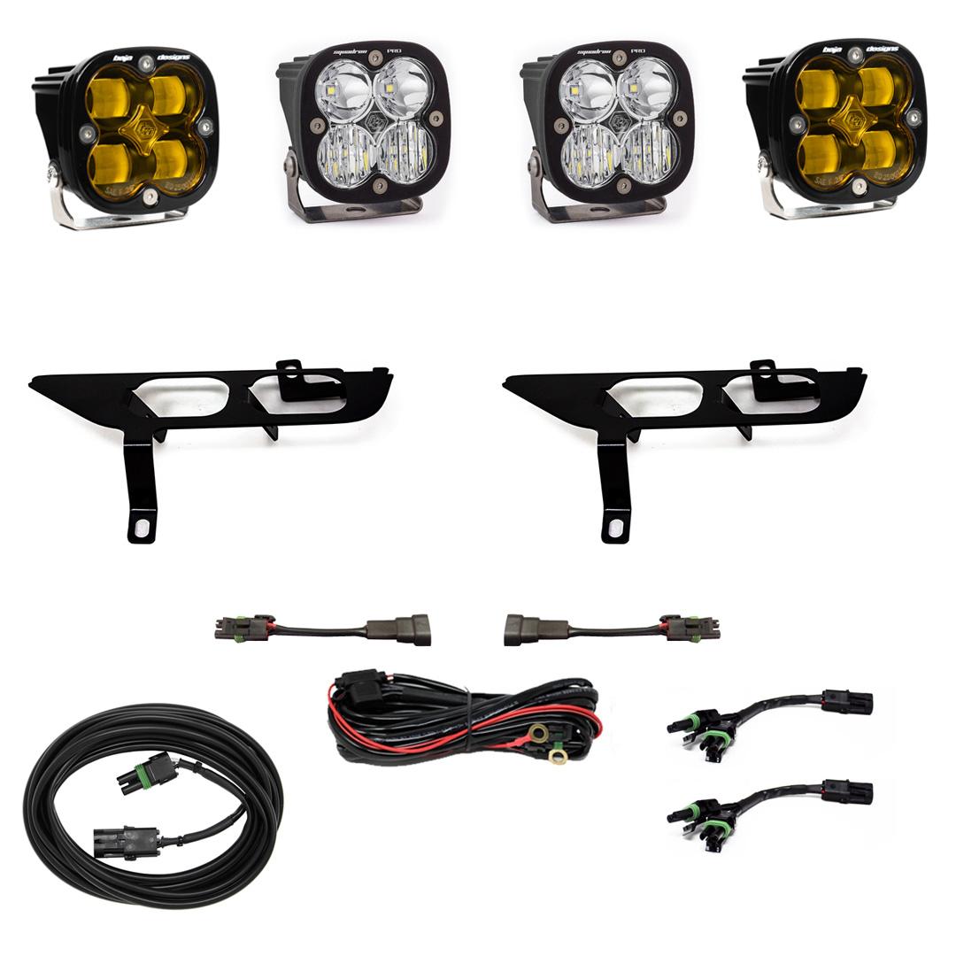 Baja Designs F-150 Fog Pocket Kit SAE Amber/Sport DC 21-On Ford F-150 Baja Designs - 447698