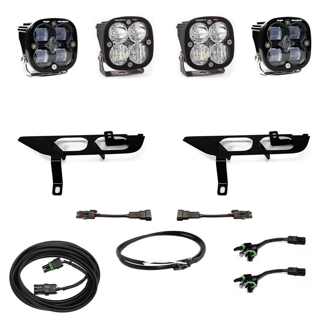 Baja Designs F-150 Fog Pocket Kit SAE Clear/Pro DC 21-On Ford F-150 W/ Upfitter Baja Designs - 447699UP
