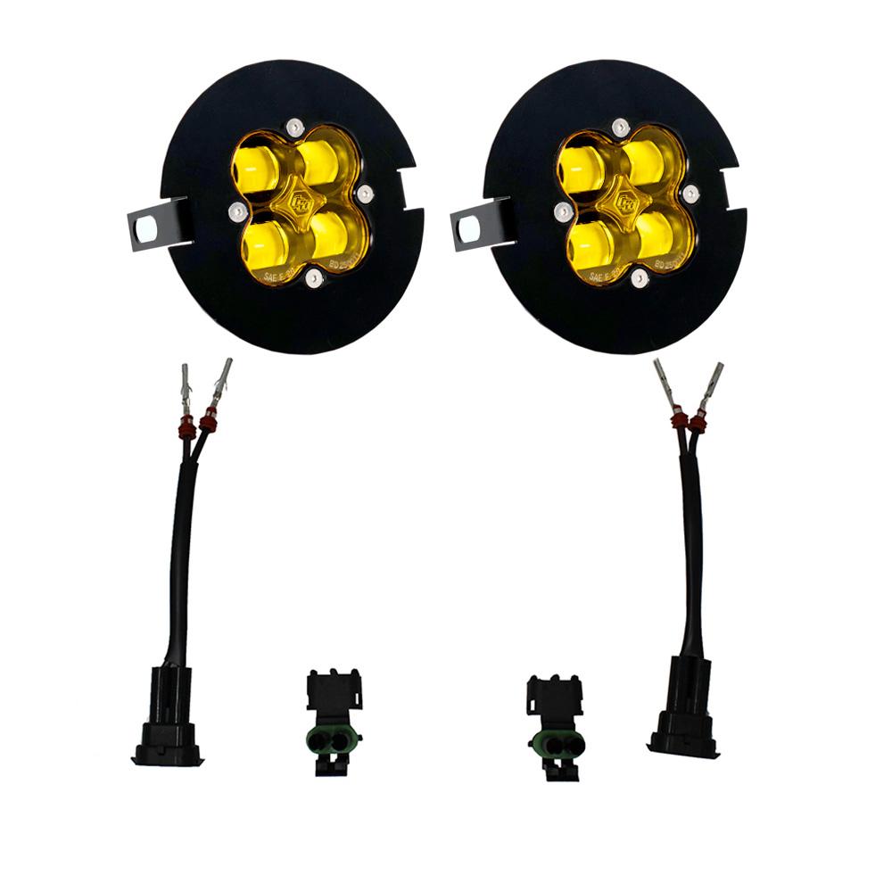 Baja Designs Ford/Toyota F-150 Tundra Tacoma SAE Fog Light Kit Amber Baja Designs (2005-2014 Tacoma, F-150, Tundra) - 447705