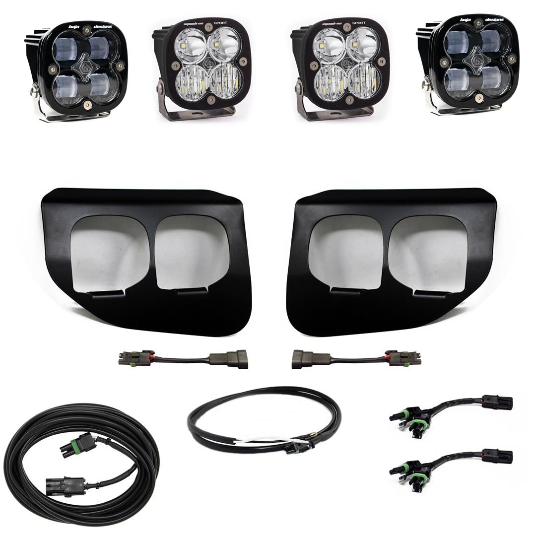 Baja Designs Ford Super Duty (20-On) Fog Lights Dual FPK SAE/Sport DC Baja Designs w/Upfitter Baja Designs - 447738up