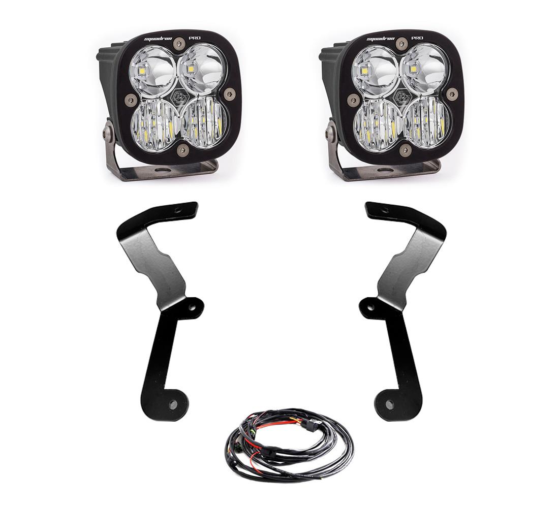 Baja Designs 19-22 GMC Sierra 1500 Squadron Pro A Pillar Light Kit Baja Designs - 447743