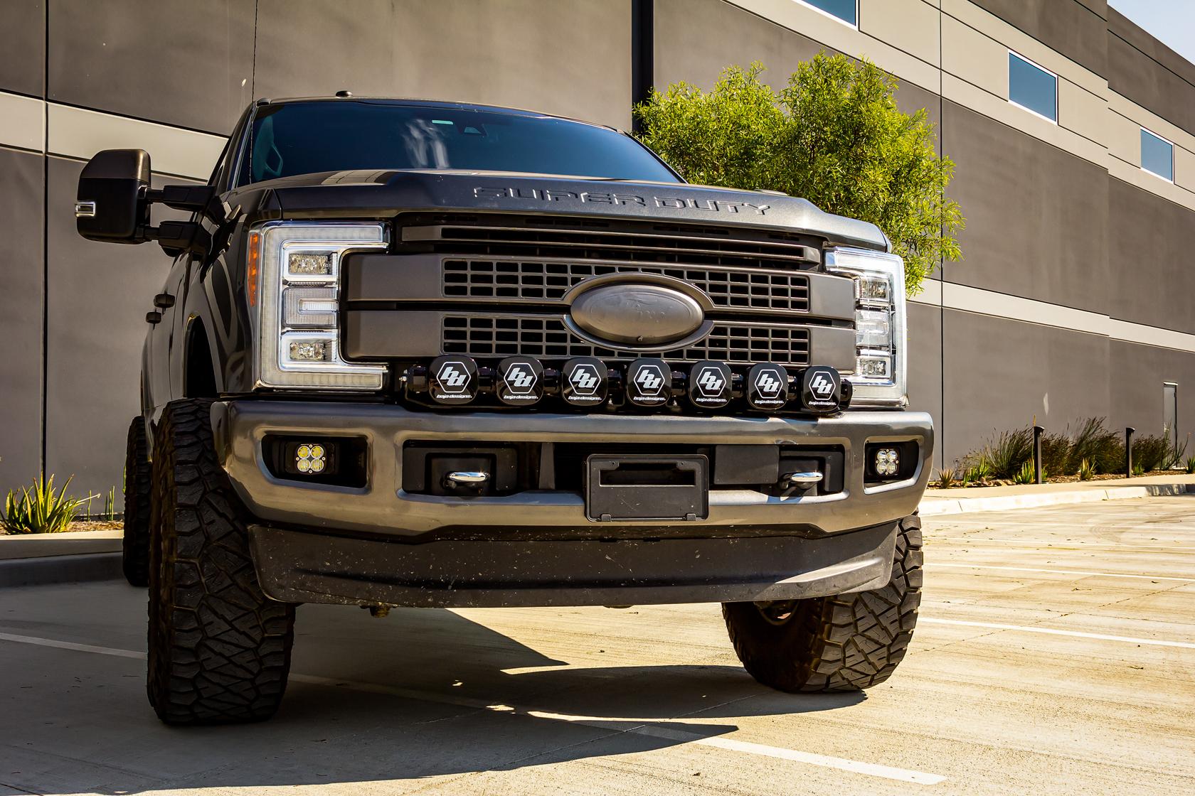 Baja Designs 7 XL Linkable LED Light Kit For 17-19 Ford Super Duty w/Upfitter Baja Designs - 447744UP