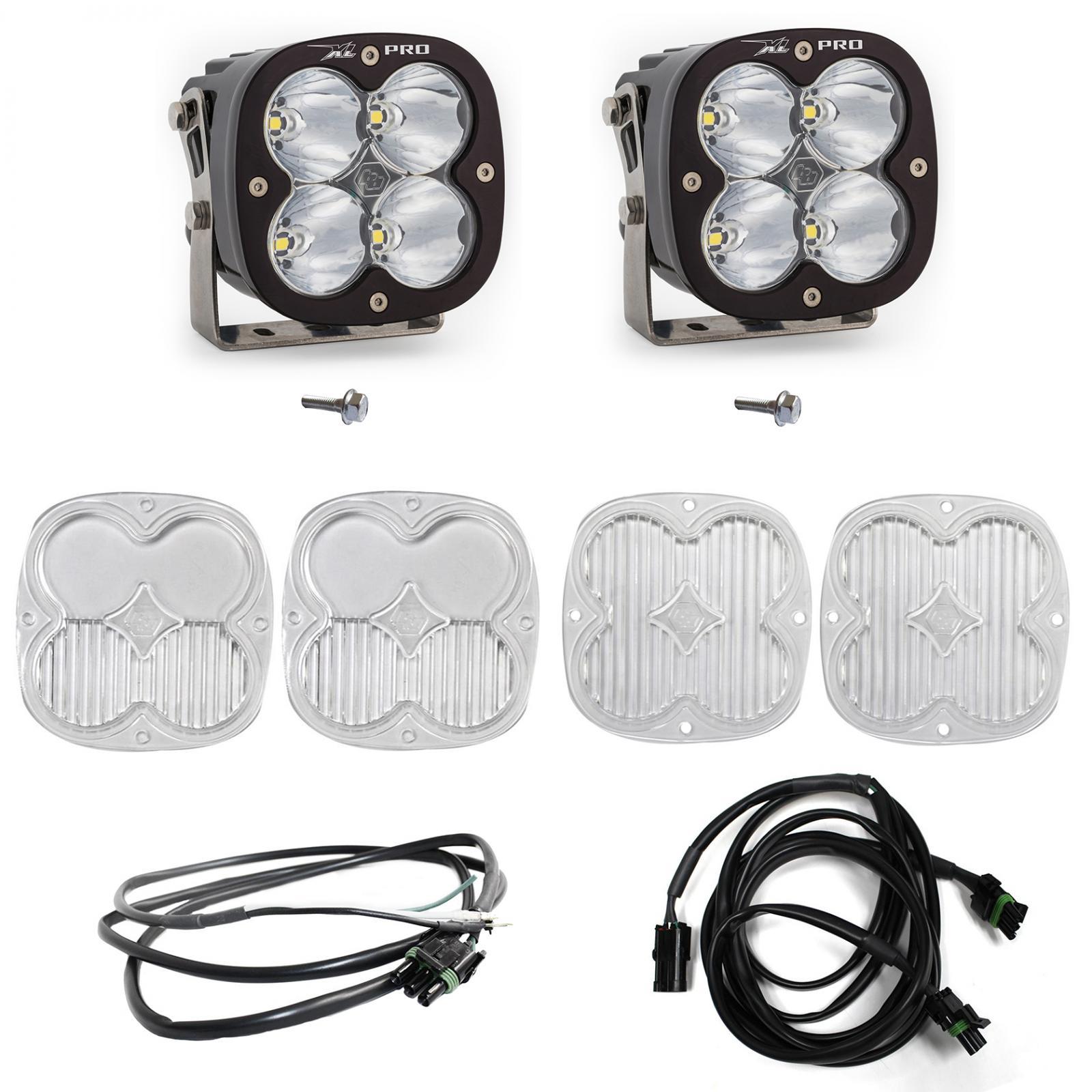 Baja Designs Bronco A Piller Light Kit 21-Up Ford Bronco XL Pro Spot w/Upfitter Baja Designs - 447752UP