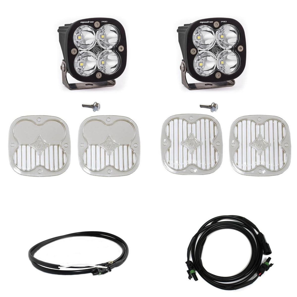 Baja Designs Bronco A Piller Light Kit 21-Up Ford Bronco Squadron ProSpot w/Upfitter Baja Designs - 447754UP