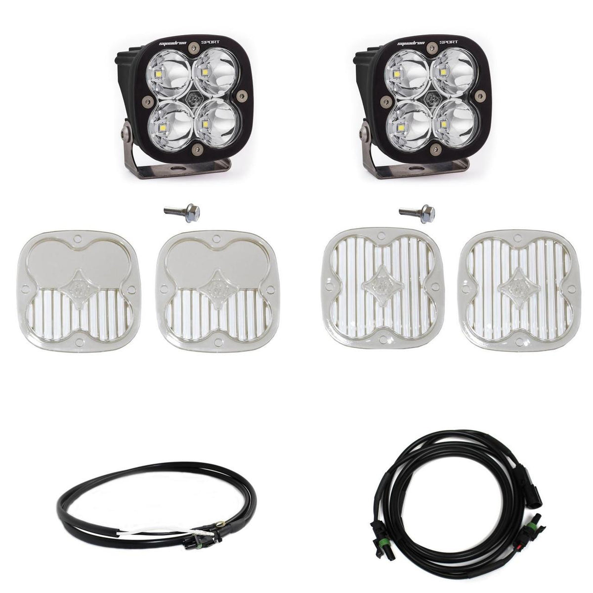 Baja Designs Bronco A Piller Light Kit 21-Up Ford Bronco Squadron Sport Spot w/Upfitter Baja Designs - 447755UP