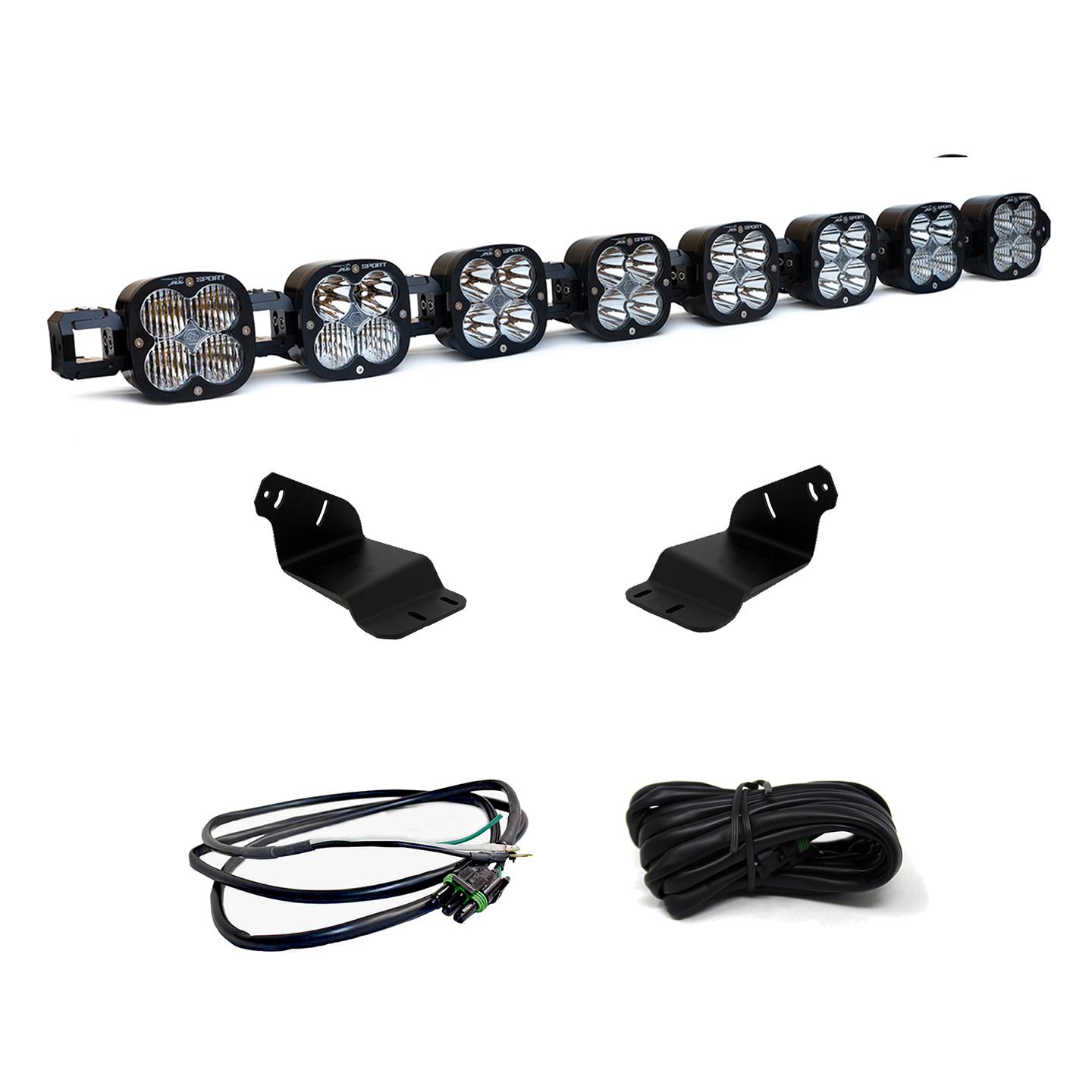 Baja Designs Bronco Roof Light Bar Kit 21-Up Ford Bronco 8 XL Linkable w/Upfitter Baja Designs - 447756UP