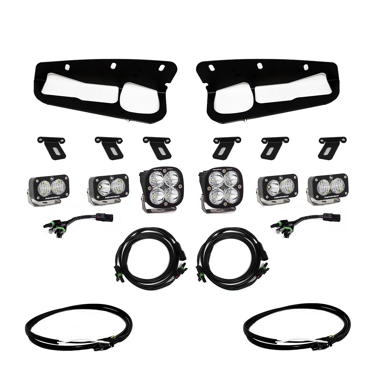 Baja Designs Bronco Fog Pocket Kit 21-Up Ford Bronco Sportsmen w/Upfitter Baja Designs - 447760UP