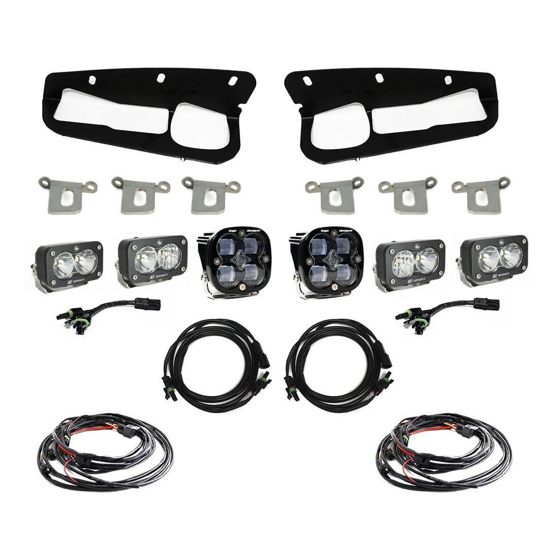 Baja Designs Bronco Clear SAE Fog Pocket Kit 21-Up Ford Bronco Baja Designs - 447761