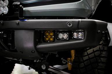 Baja Designs Bronco Clear SAE Fog Pocket Kit 21-Up Ford Bronco w/Upfitter Baja Designs - 447761UP