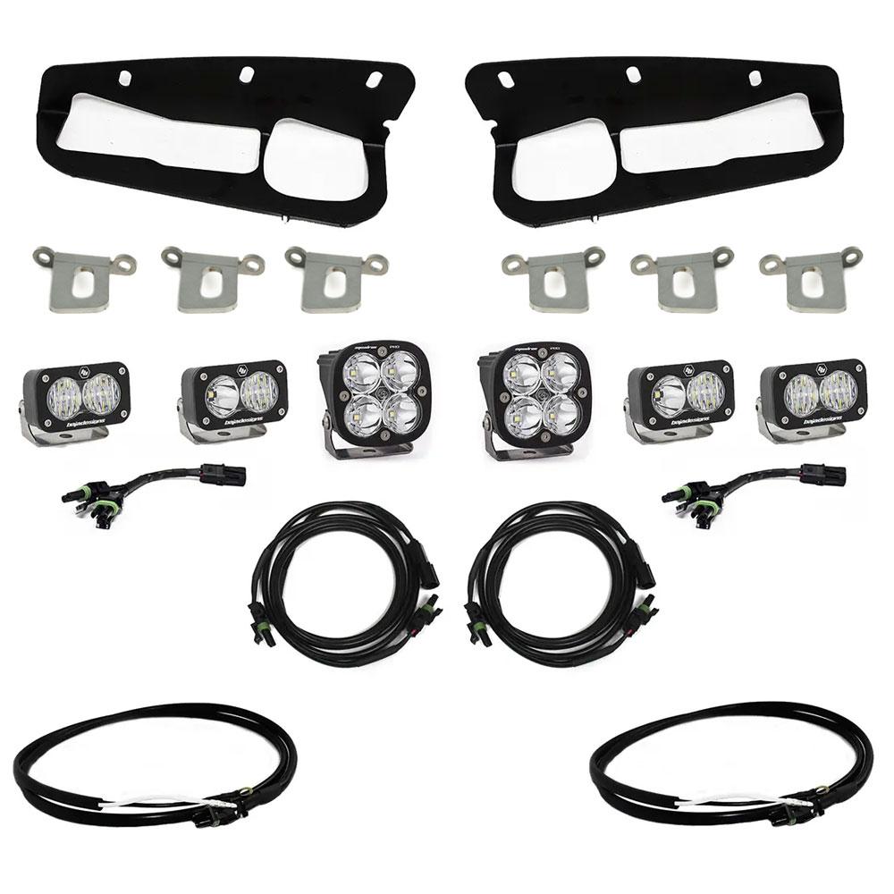 Baja Designs Bronco Fog Pocket Kit 21-Up Ford Bronco Pro w/Upfitter Baja Designs - 447763UP