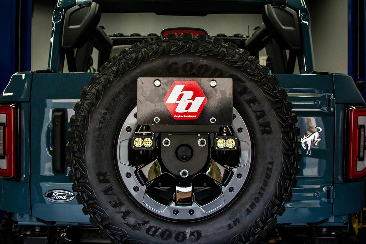 Baja Designs Bronco Dual S2 Sport W/C Reverse Kit w/Lic Plate w/Upfitter 21-Up Ford Bronco Baja Designs - 447764UP