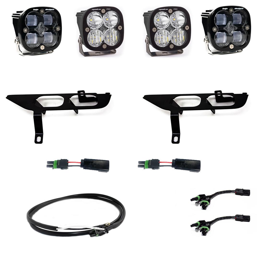 Baja Designs Ford, F150, (21-On), FPK, SAE Clear/Pro DC, Up w/ DRL Baja Designs - 447870UP