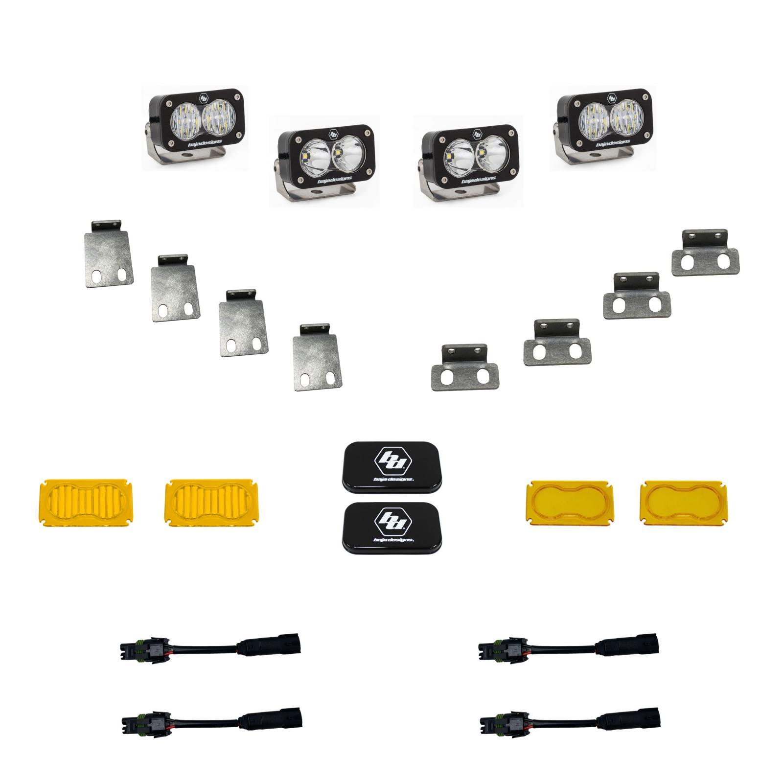 Baja Designs S2 Pro Fog Pocket Kit Fits 21-On Ford Raptor Baja Designs - 448053