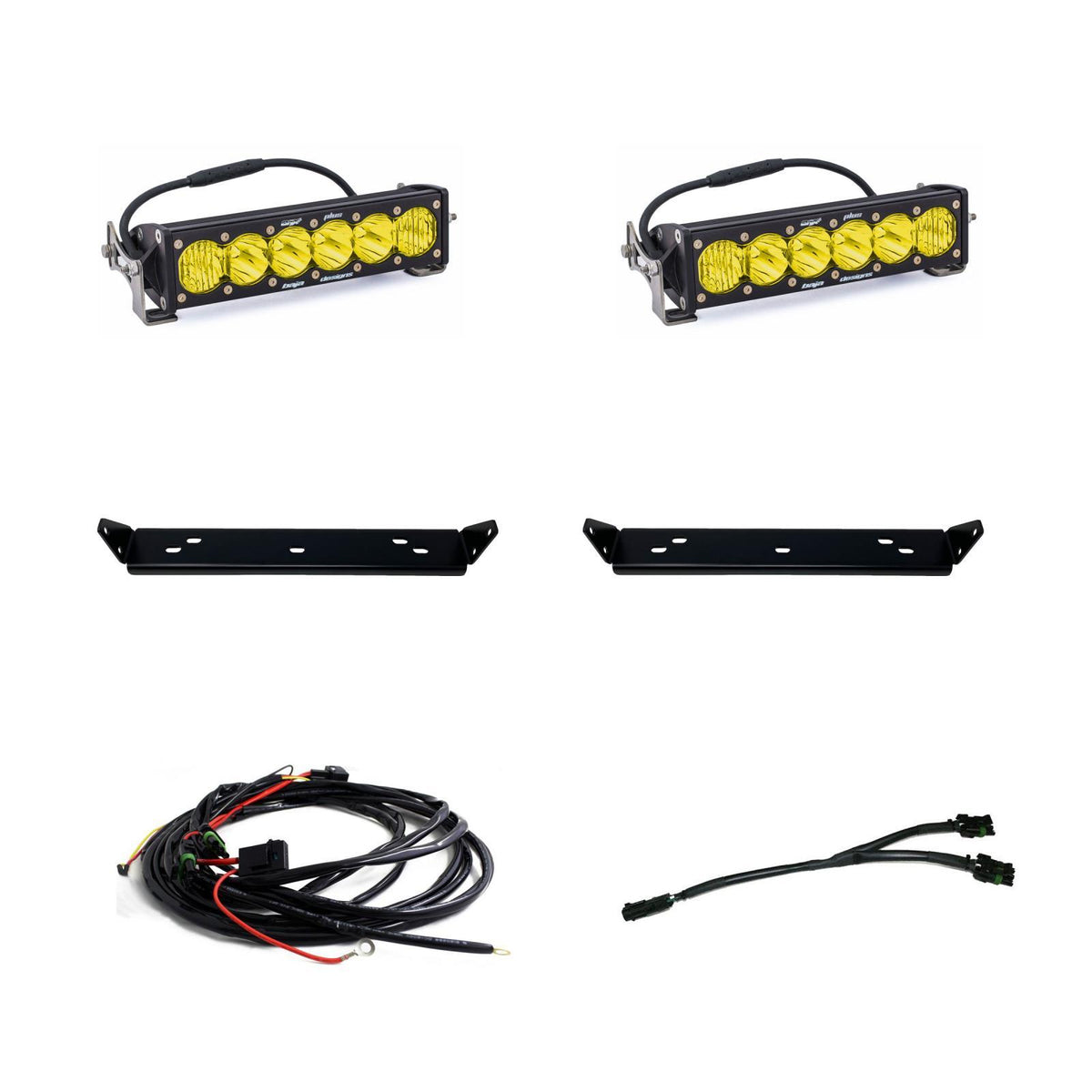 Baja Designs 10 Inch Onx6 D/C Amber Behind Grill Kit fits 21-On Ford Raptor Baja Designs - 448064