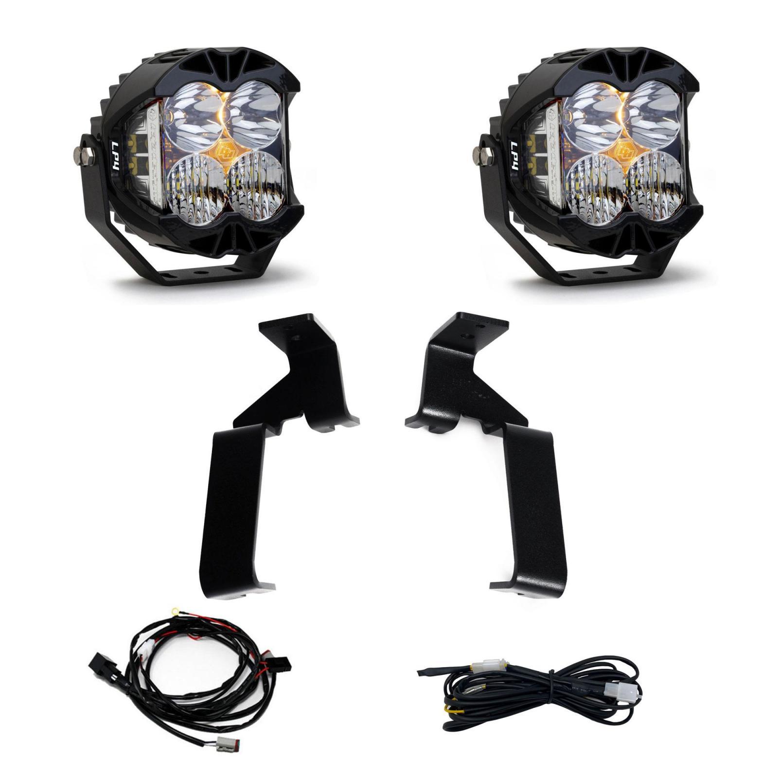 Baja Designs LP4 A-Pillar Kit fits 21-On Ford Raptor Baja Designs - 448068
