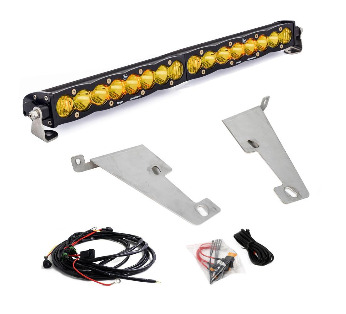 Baja Designs 2022 Toyota Tundra 20” S8 Behind Bumper Kit Amber Non-Hybrid - 448077