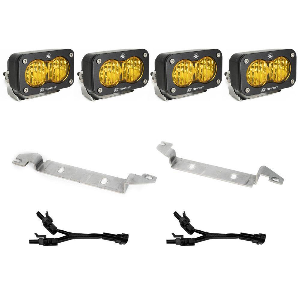 Baja Designs S2 Sport Dual Fog Pocket Light Kit (2022-2024 Tundra) - 448081