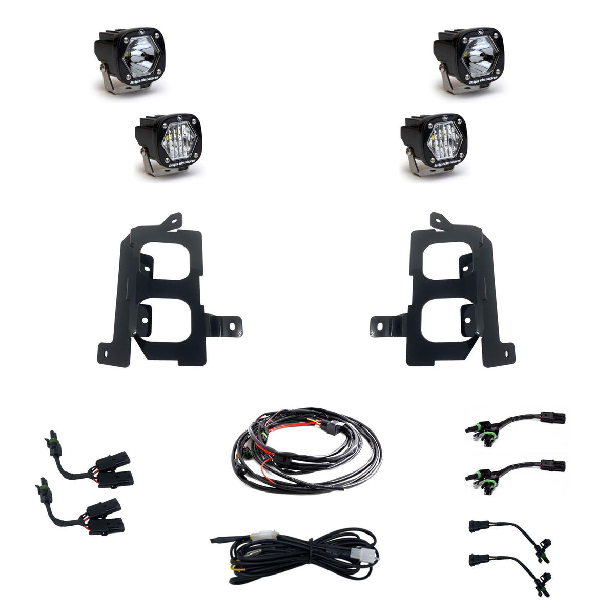 Baja Designs GMC 1500 (19-On) Clear Spot/Clear W/C FPK Baja Design - 448085