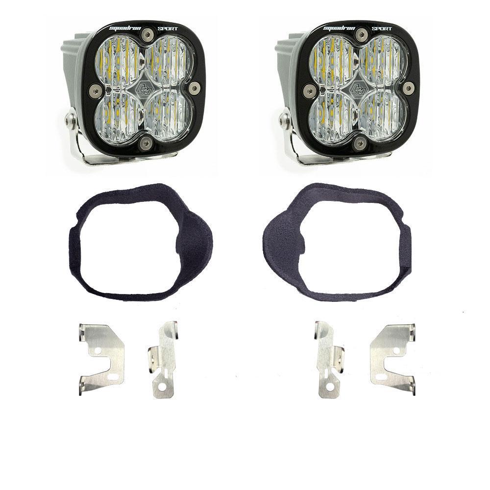 Baja Designs Mercedes Squadron Sport Fog Pocket Light Kit For Mercedes 2014-2018 Sprinter Van (Clear) - 448130