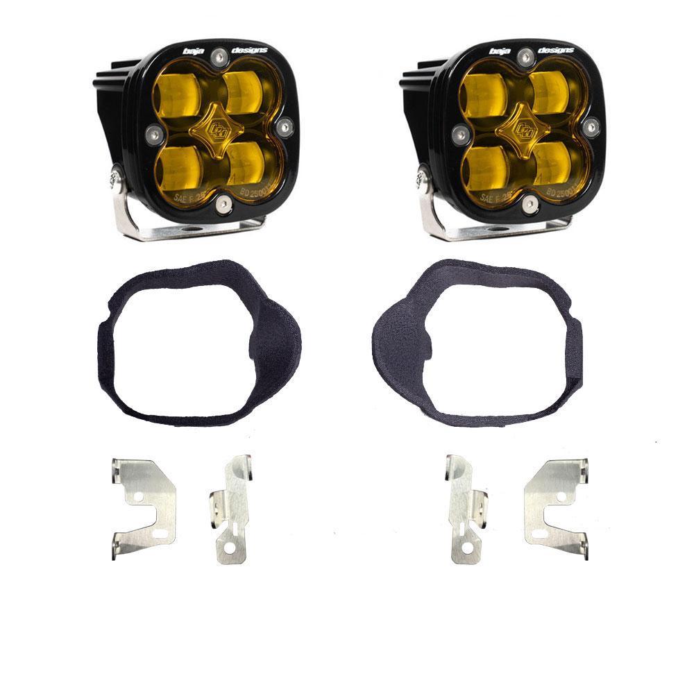 Baja Designs Mercedes Squadron SAE Fog Pocket Light Kit For Mercedes 2014-2018 Sprinter Van (Baja Amber) - 448132