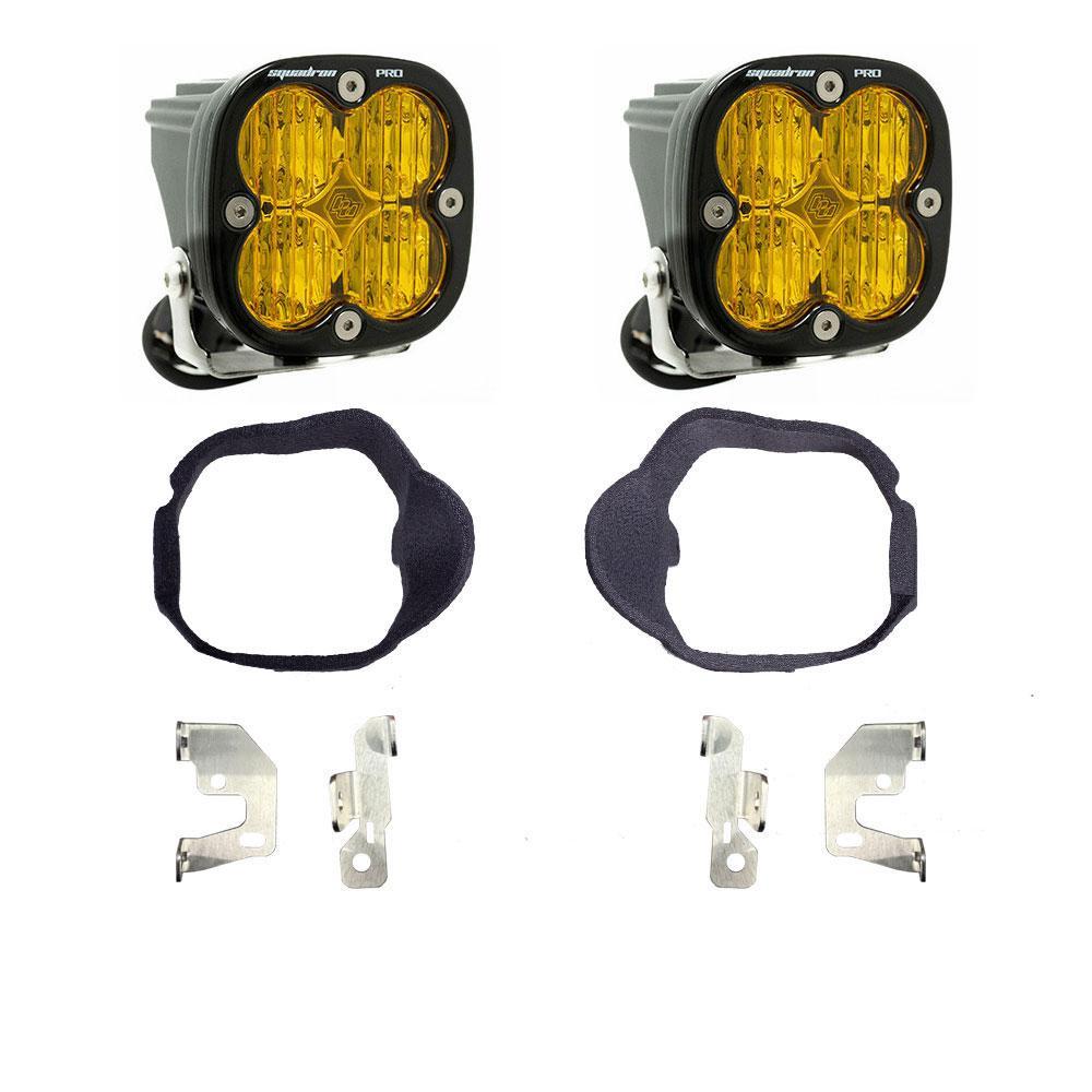 Baja Designs Mercedes Squadron Pro Fog Pocket Light Kit For Mercedes 2014-2018 Sprinter Van (Baja Amber) - 448134