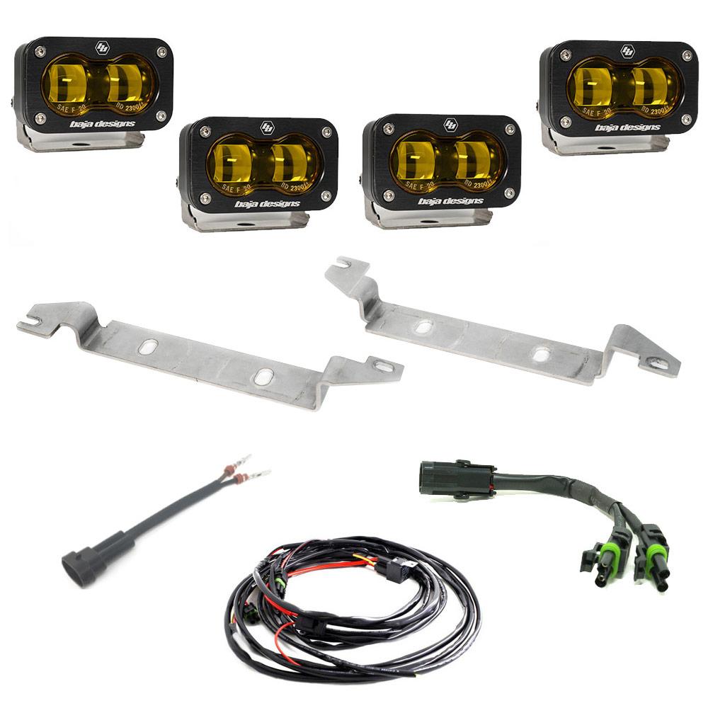Baja Designs 2023-On Toyota Sequoia S2 SAE Amber OEM FPK Replacement Kit Baja Designs - 448168