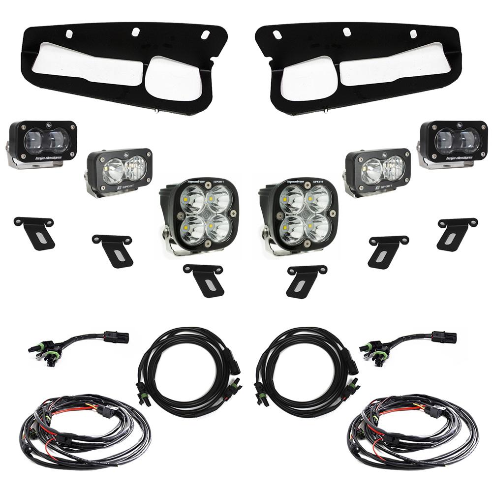 Baja Designs Ford Bronco (21-Present) S2 SAE FPK Sportsmen for OEM Steel Bumper Baja Designs - 448174