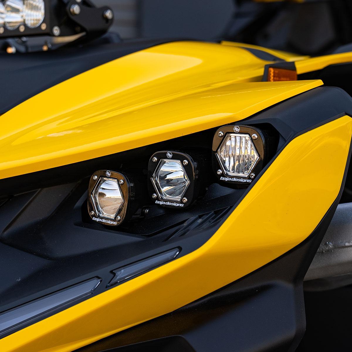 Baja Designs Can-Am, Maverick R, Triple S1 Headlight Kit - 448186