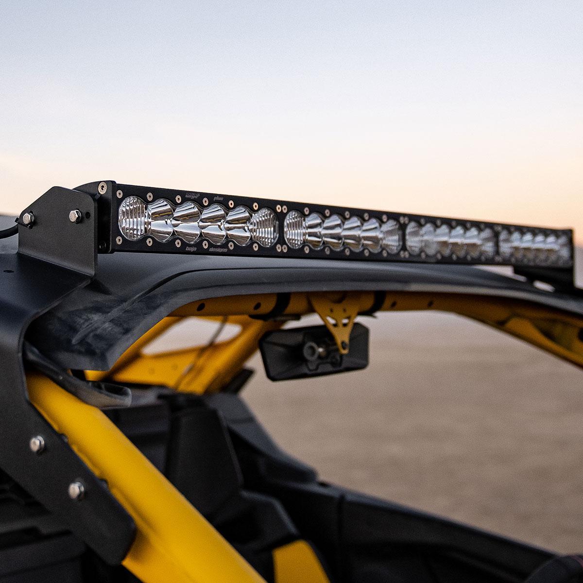 Baja Designs Can-Am, Maverick R, 40 Inch OnX6+ Roof Mount Kit - 448199