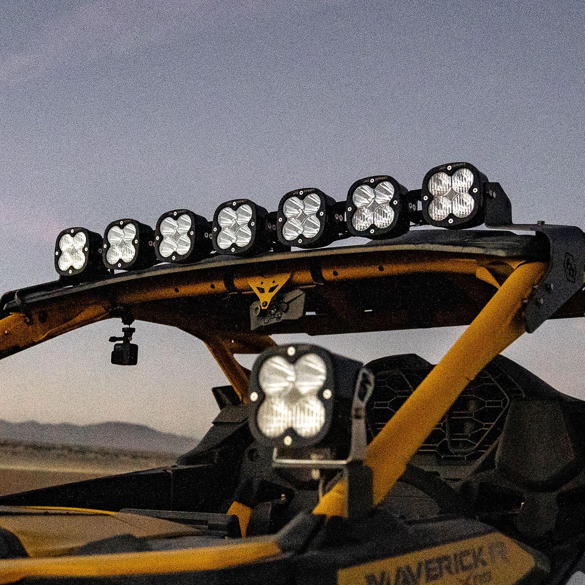 Baja Designs Can-Am, Maverick R, 7XL Linkable Roof Mount Kit - 448200
