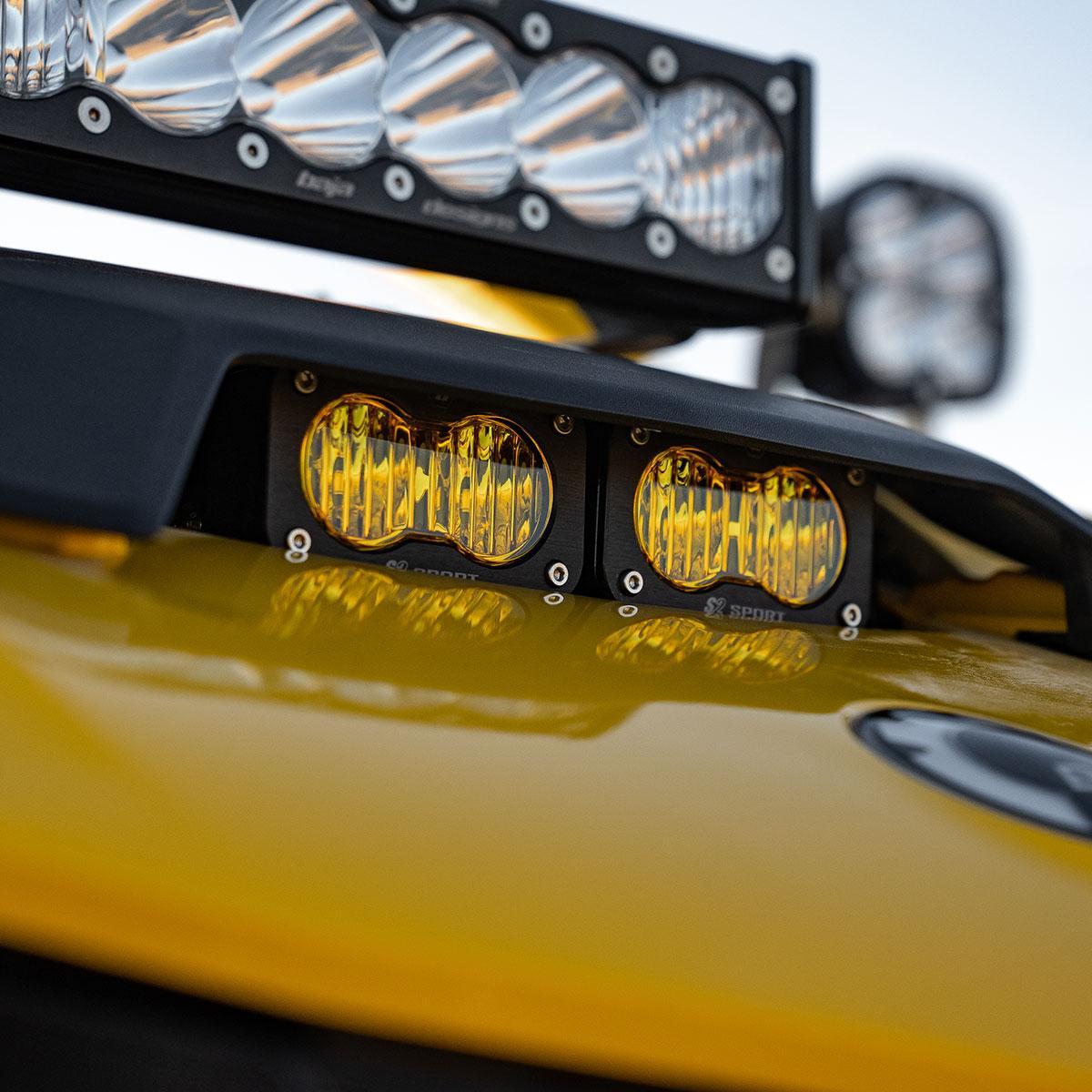 Baja Designs Can-Am, Maverick R, Dual S2 Pro Hood Kit - 448208