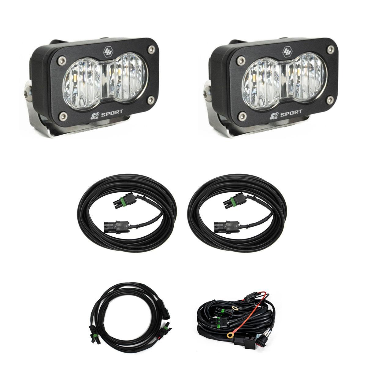 Baja Designs S2 Sport Dual Reverse Light Kit (2023-2025 F-250 Super Duty, F-350 Super Duty) - 448209