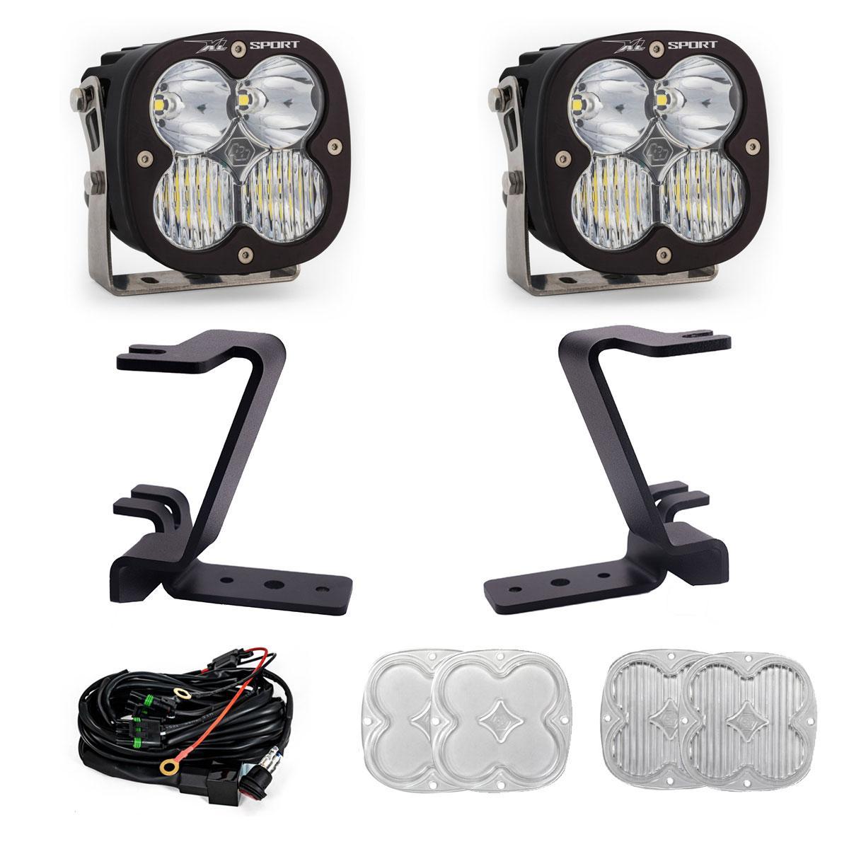 Baja Designs Xl Sport A-Pillar Light Kit (2023-2025 F-250 Super Duty, F-350 Super Duty) - 448210