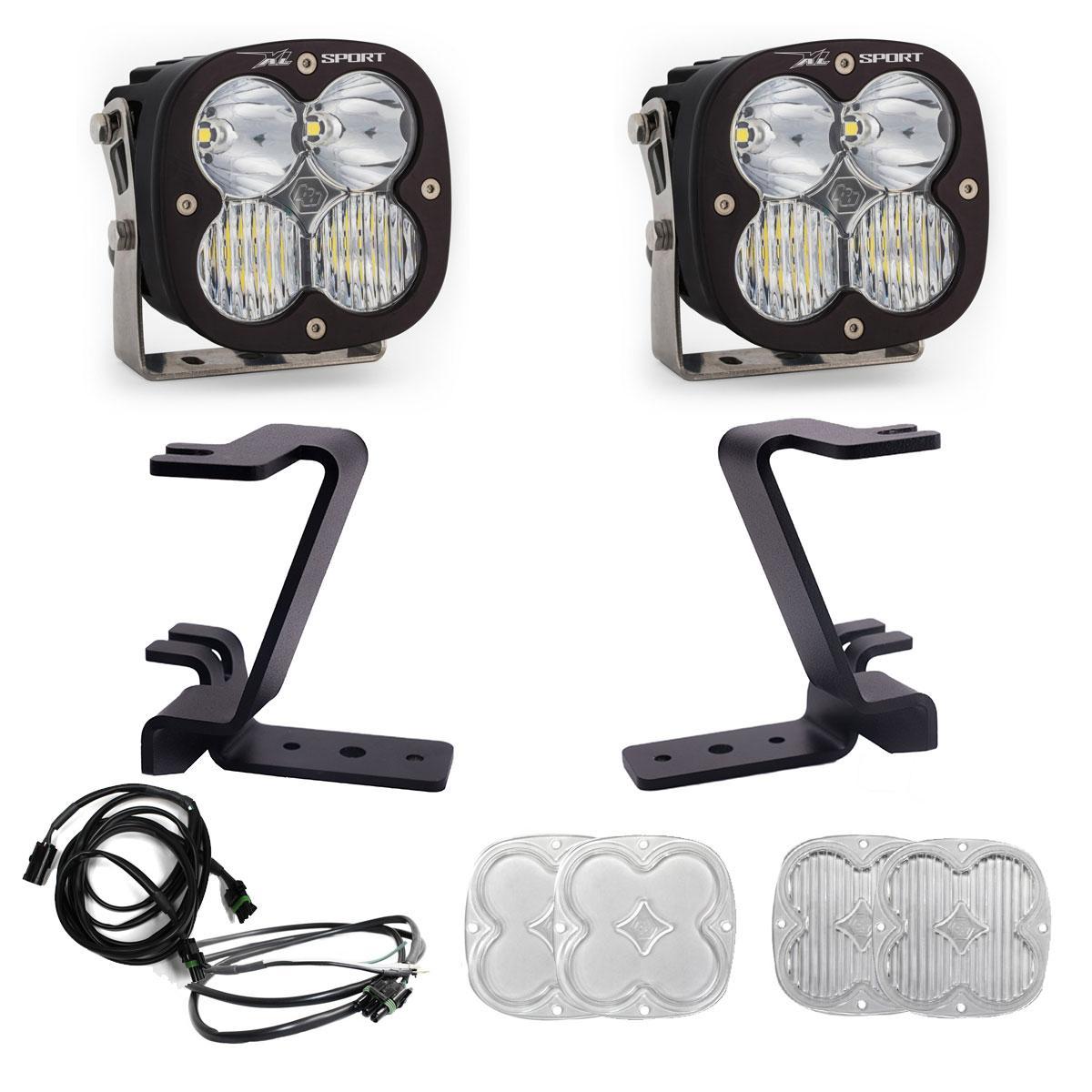 Baja Designs Xl Sport A-Pillar Light Kit (2023-2025 F-250 Super Duty, F-350 Super Duty) - 448210UP
