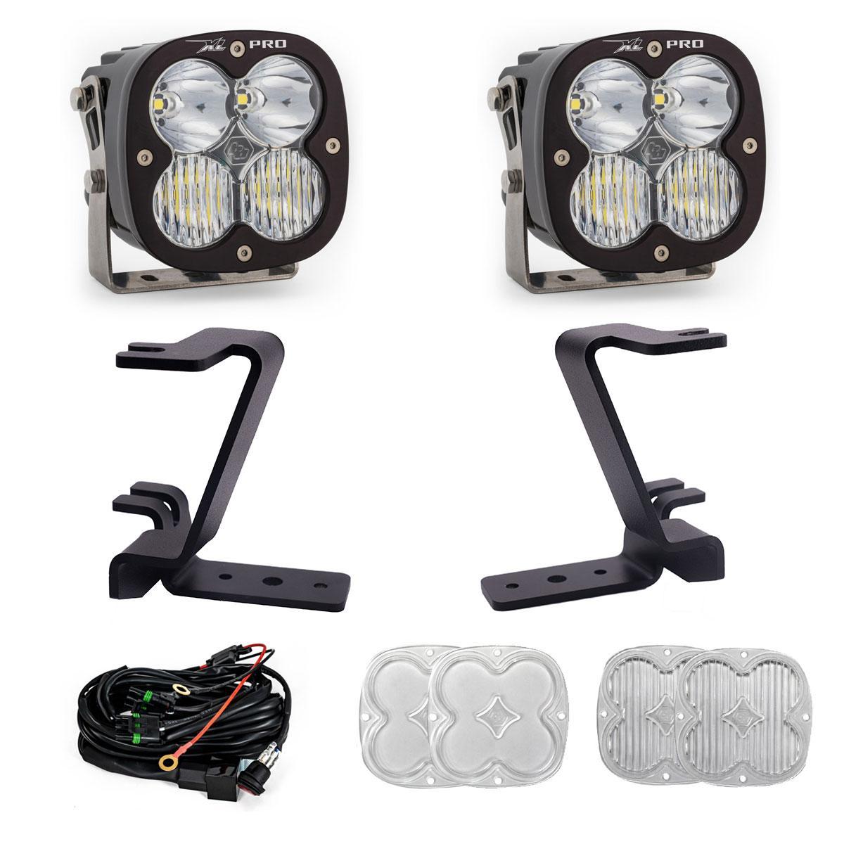 Baja Designs Xl Pro A-Pillar Light Kit (2023-2025 F-250 Super Duty, F-350 Super Duty) - 448211