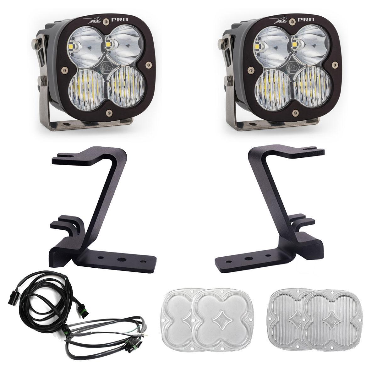 Baja Designs Xl Pro A-Pillar Light Kit (2023-2025 F-250 Super Duty, F-350 Super Duty) - 448211UP