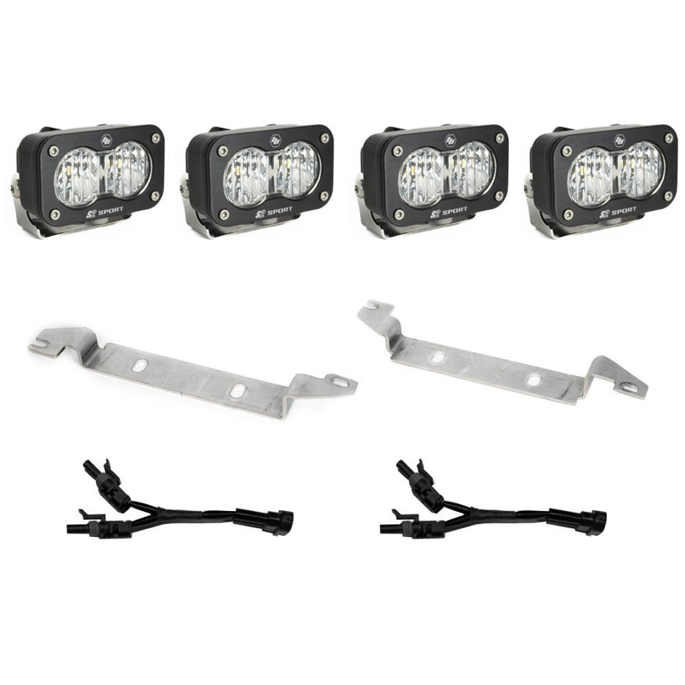 Baja Designs Toyota S2 Sport Dual Fog Pocket Light Kit (2024-2025 Tacoma) - 448238