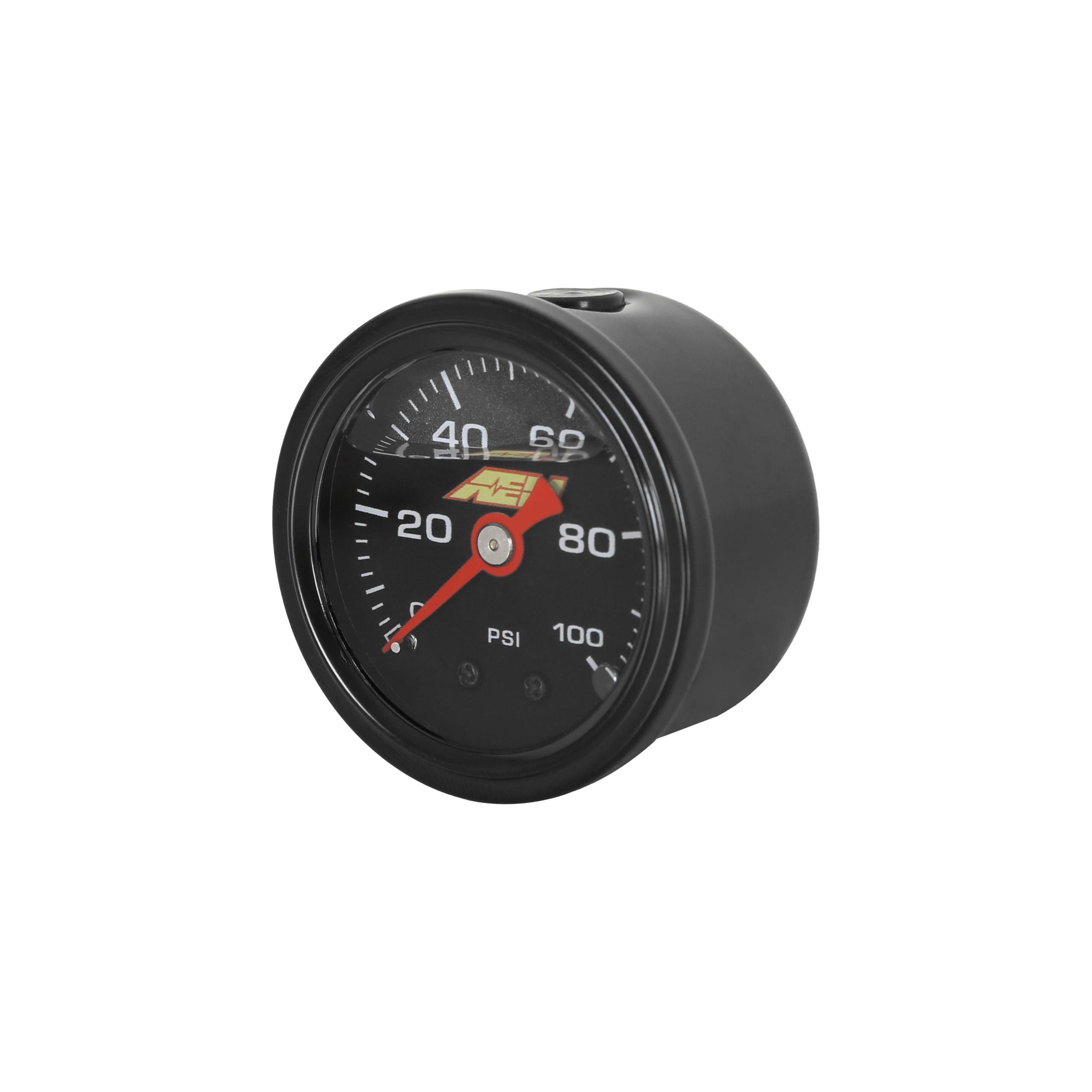 AEM 0-100 PSI Liquid-Filled Pressure Gauge (1/8th NPT) - 30-2135-100