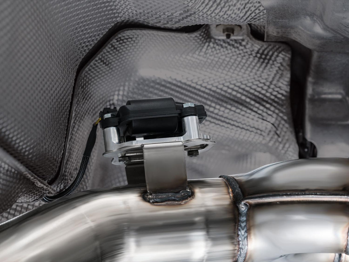 AWE Track Edition Exhaust for BMW G87 M2 - Chrome Silver Tips - 3020-42487