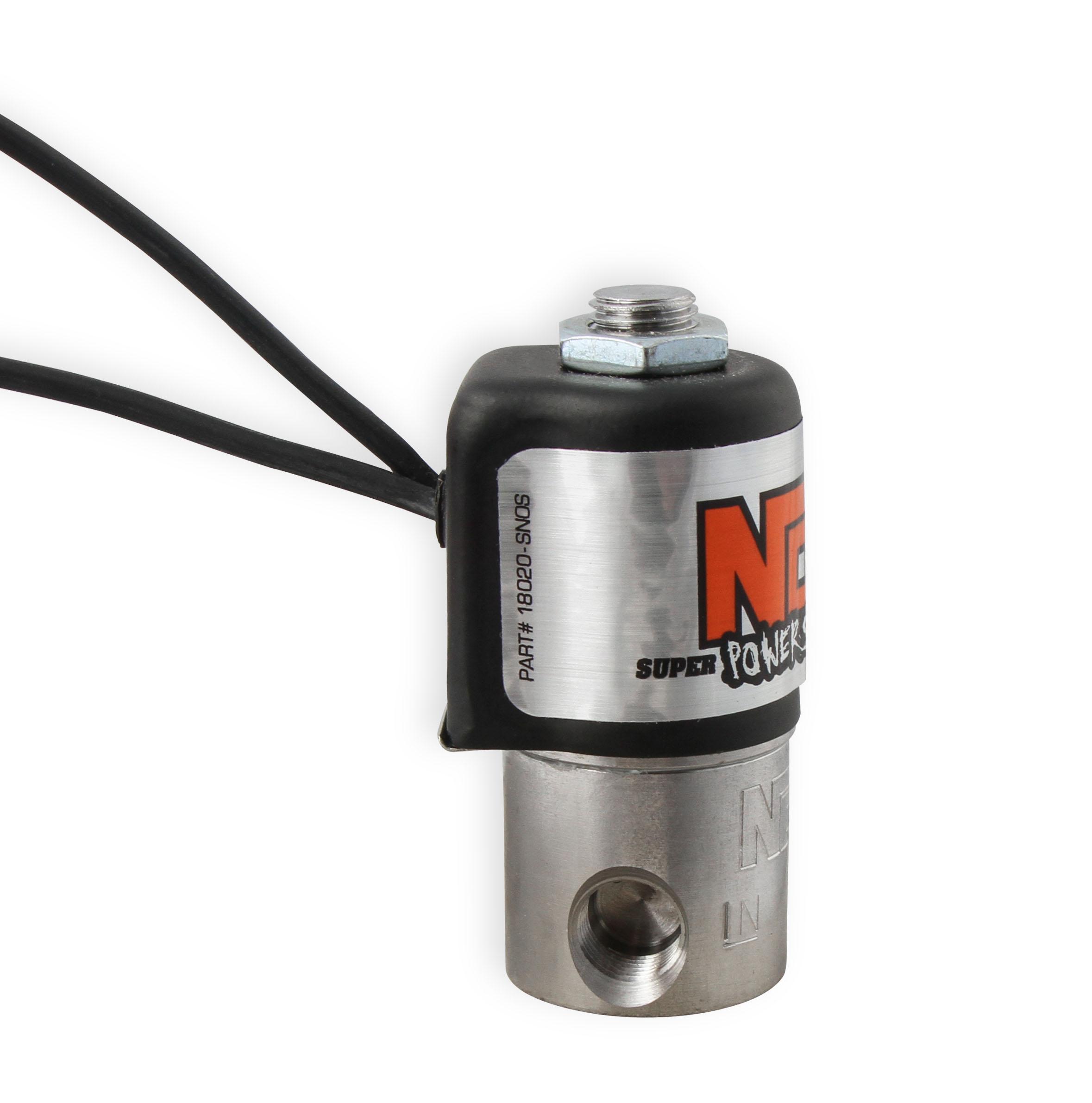 NOS  Nitrous Solenoid - Black. - 18020BNOS