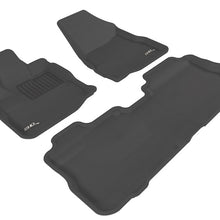 3D MAXpider 2010-2017 GMC Terrain Kagu 1st & 2nd Row Floormats - Black